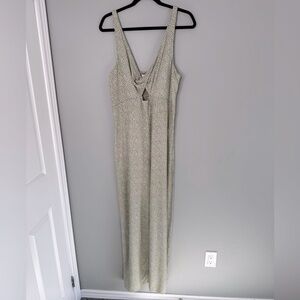 Soft Green Floral Jumpsuit - Large Tall